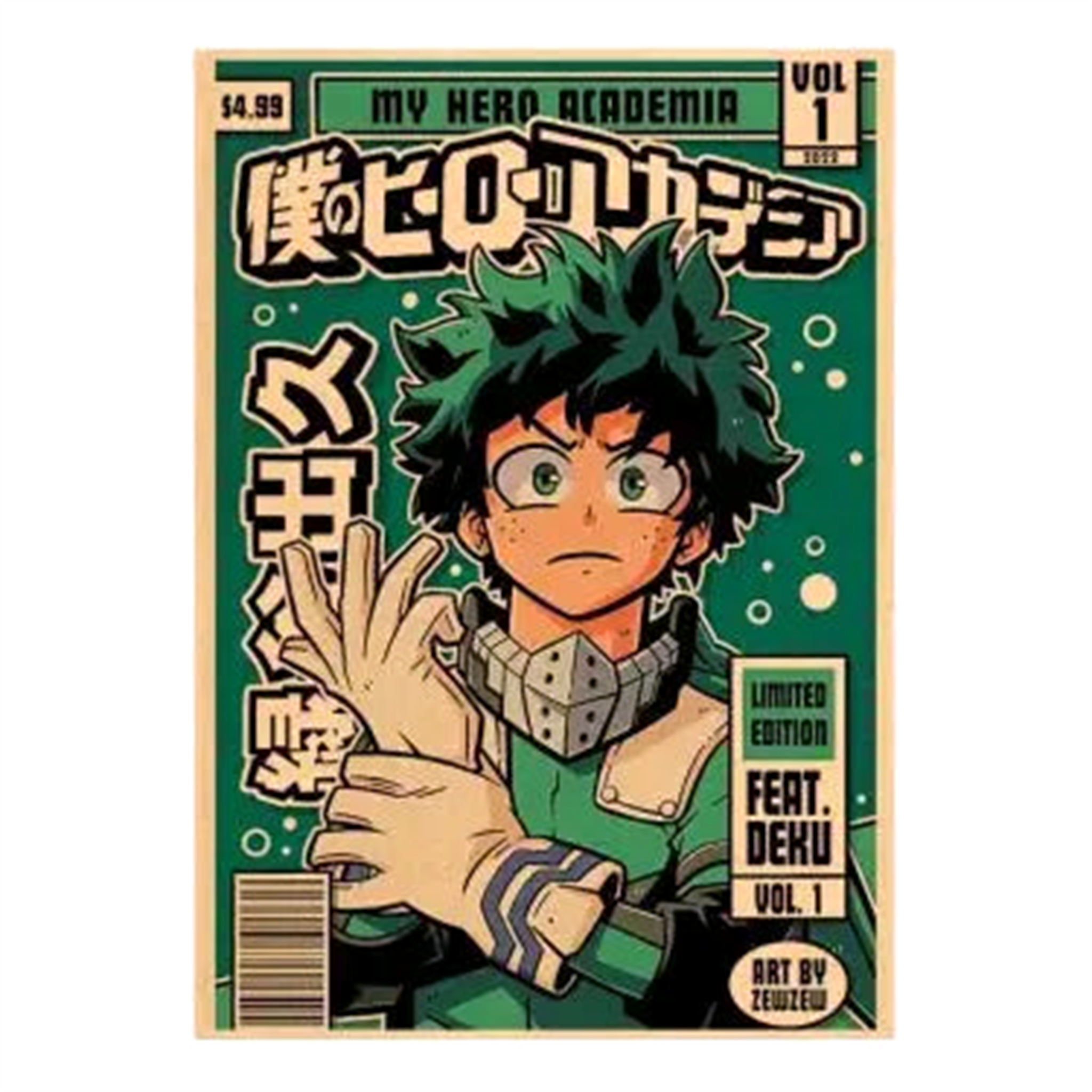 Poster V1 My Hero Acadamia - Saiko-Shop