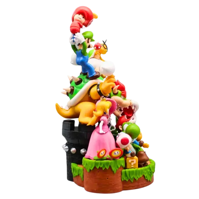 Figurine Super Mario " Family " | Super Mario Saiko-Shop