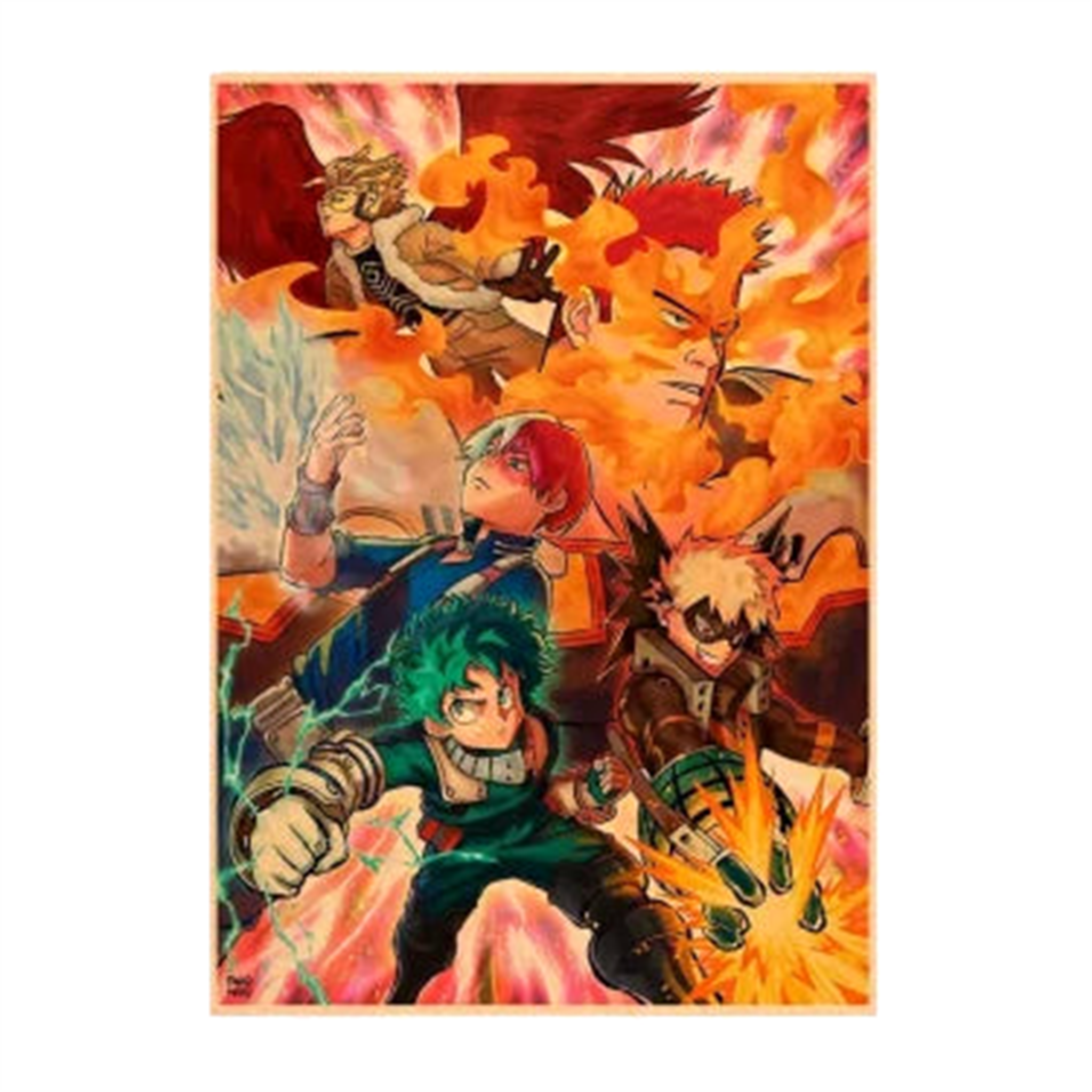 Poster V8 My Hero Acadamia - Saiko-Shop