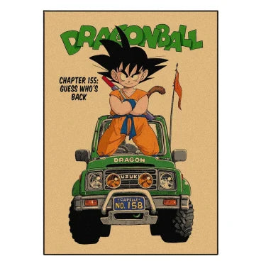 Poster Vintage V1 | Dragon Ball Z Saiko-Shop