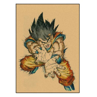 Poster Vintage V1 | Dragon Ball Z Saiko-Shop