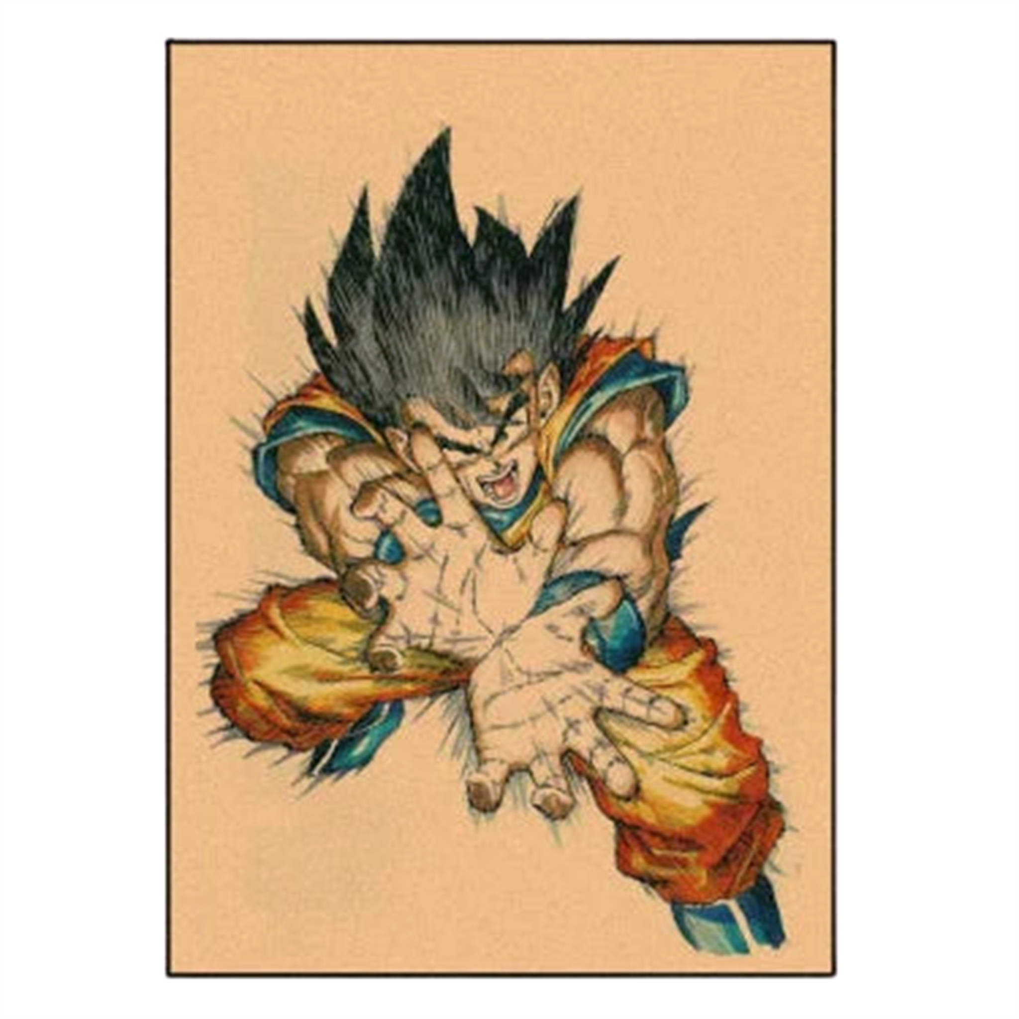 Poster Vintage V7 Dragon Ball Z - Saiko-Shop