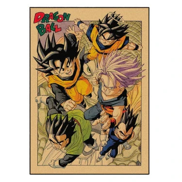 Poster Vintage V1 | Dragon Ball Z Saiko-Shop