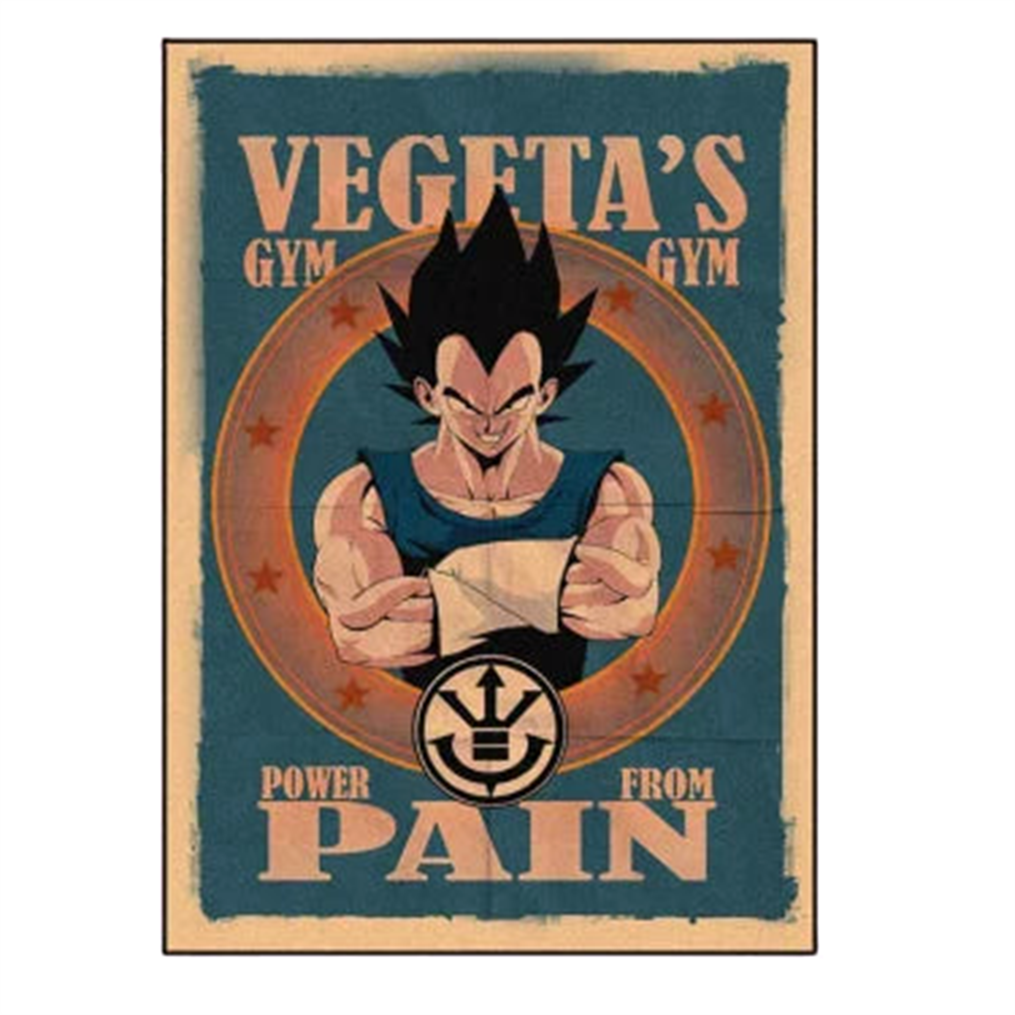 Poster Vintage V4 Dragon Ball Z - Saiko-Shop