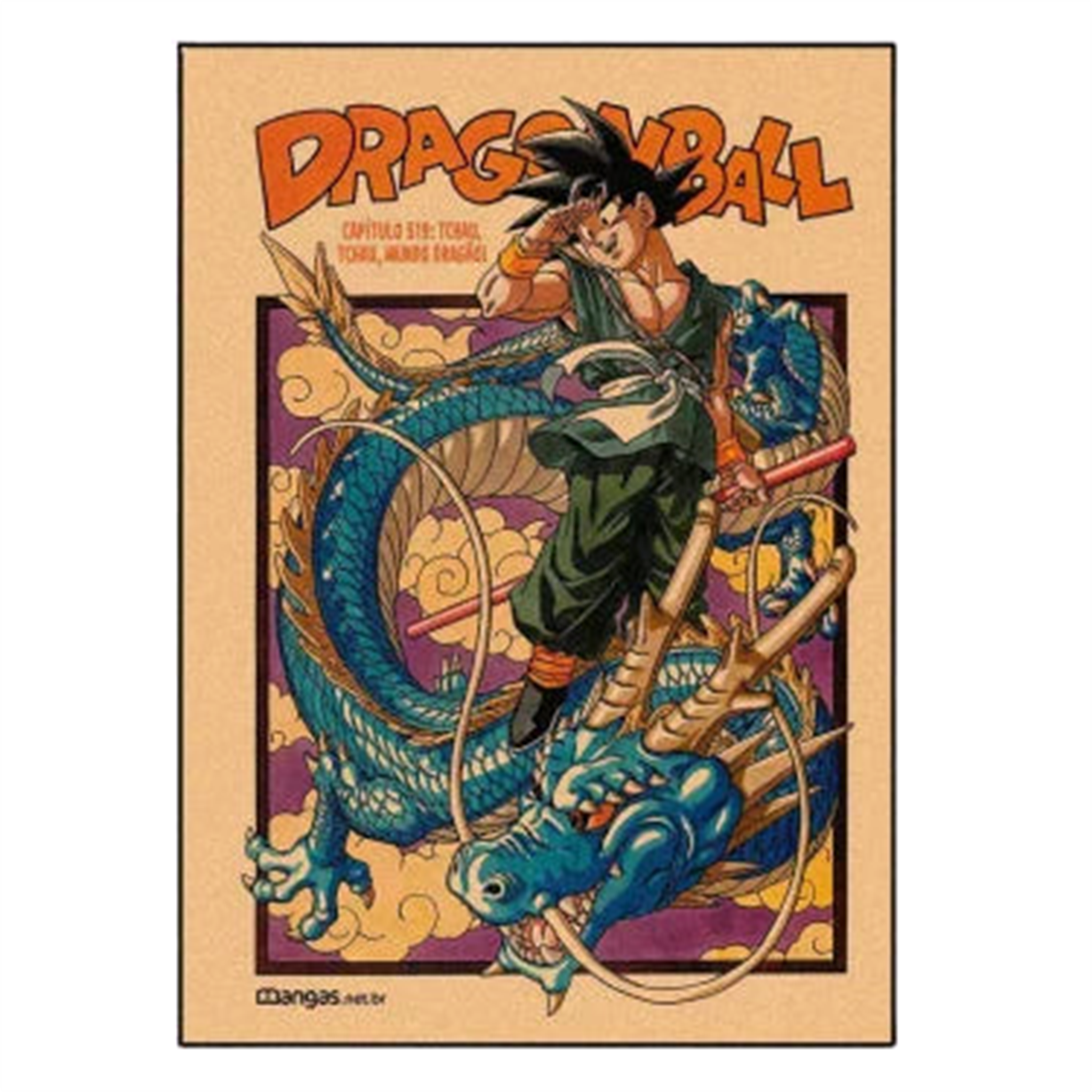 Poster Vintage V19 Dragon Ball Z - Saiko-Shop