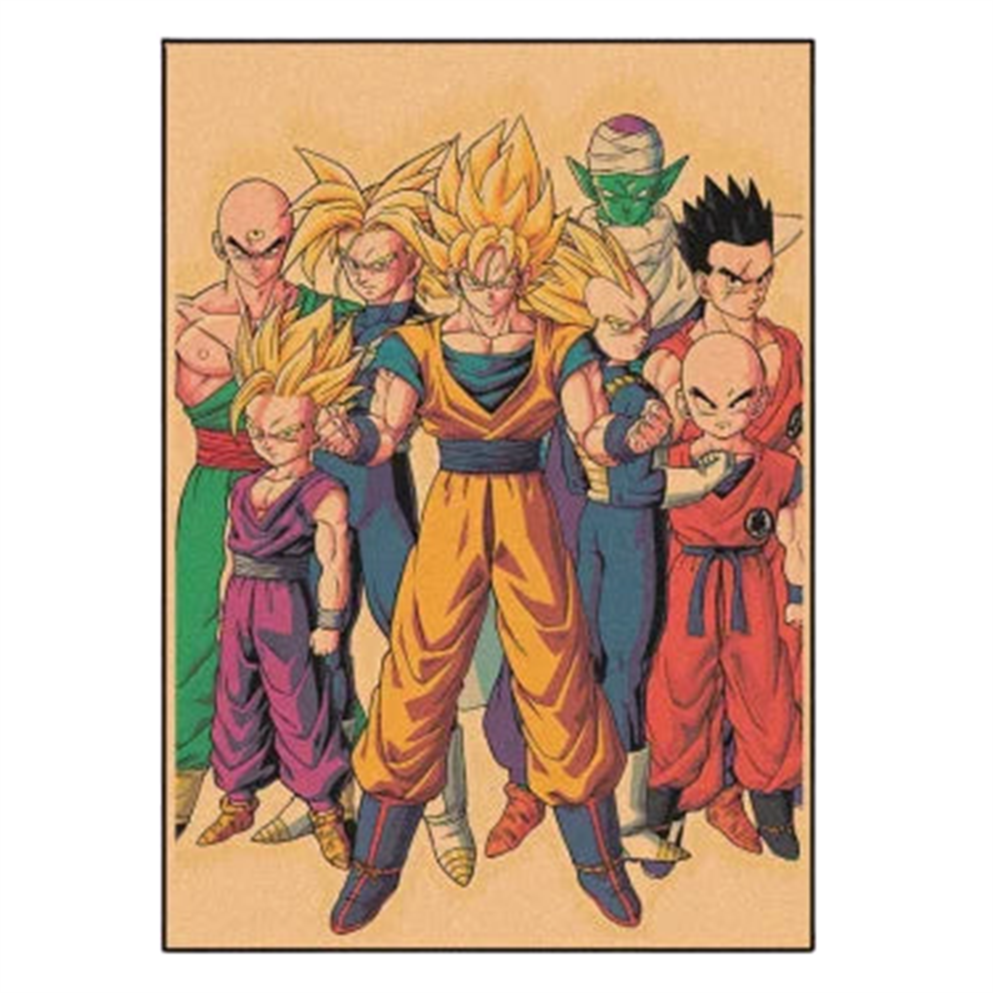 Poster Vintage V33 Dragon Ball Z - Saiko-Shop