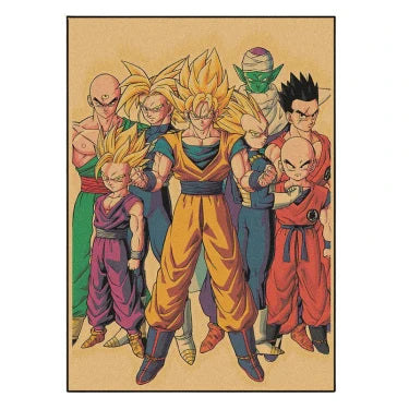 Poster Vintage V20 | Dragon Ball Z Saiko-Shop