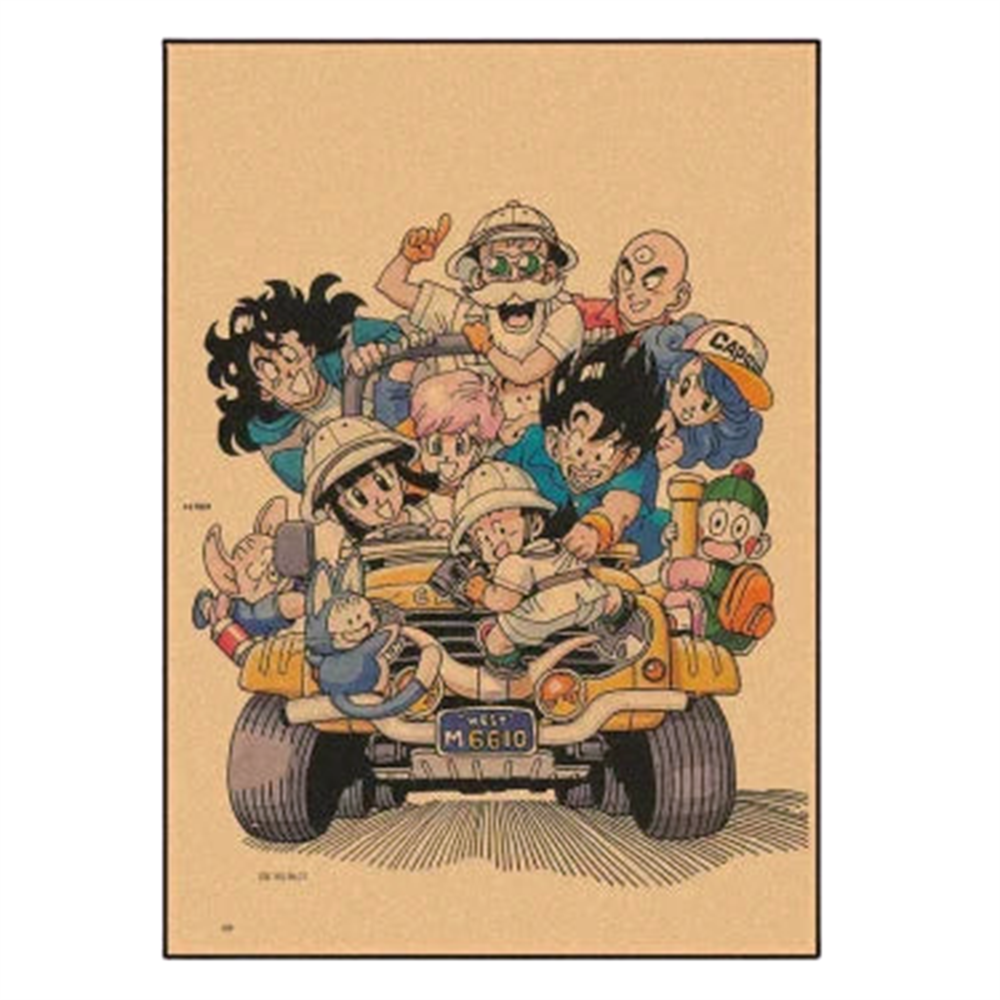 Poster Vintage V32 Dragon Ball Z - Saiko-Shop