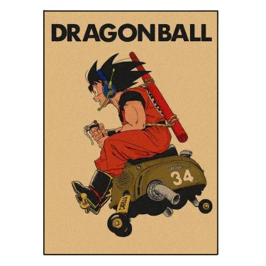 Poster Vintage V20 | Dragon Ball Z Saiko-Shop