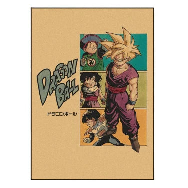 Poster Vintage V20 | Dragon Ball Z Saiko-Shop