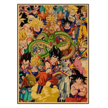 Poster Vintage V20 | Dragon Ball Z Saiko-Shop