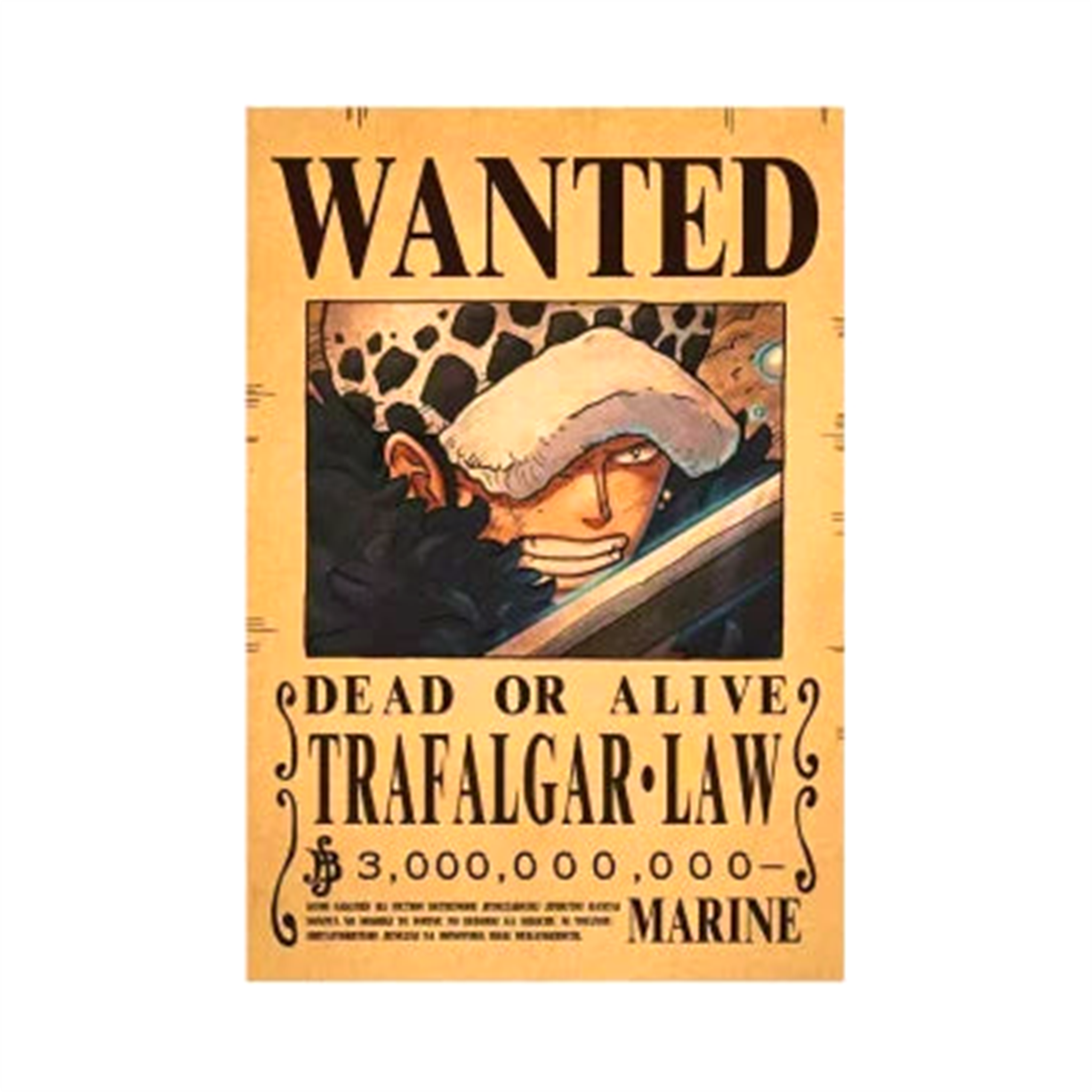 Poster Wanted One Piece - Saiko-Shop