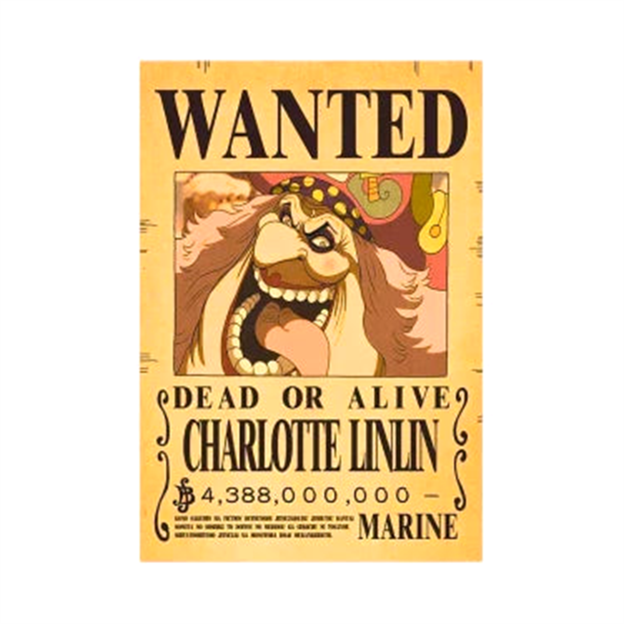 Poster Wanted One Piece - Saiko-Shop