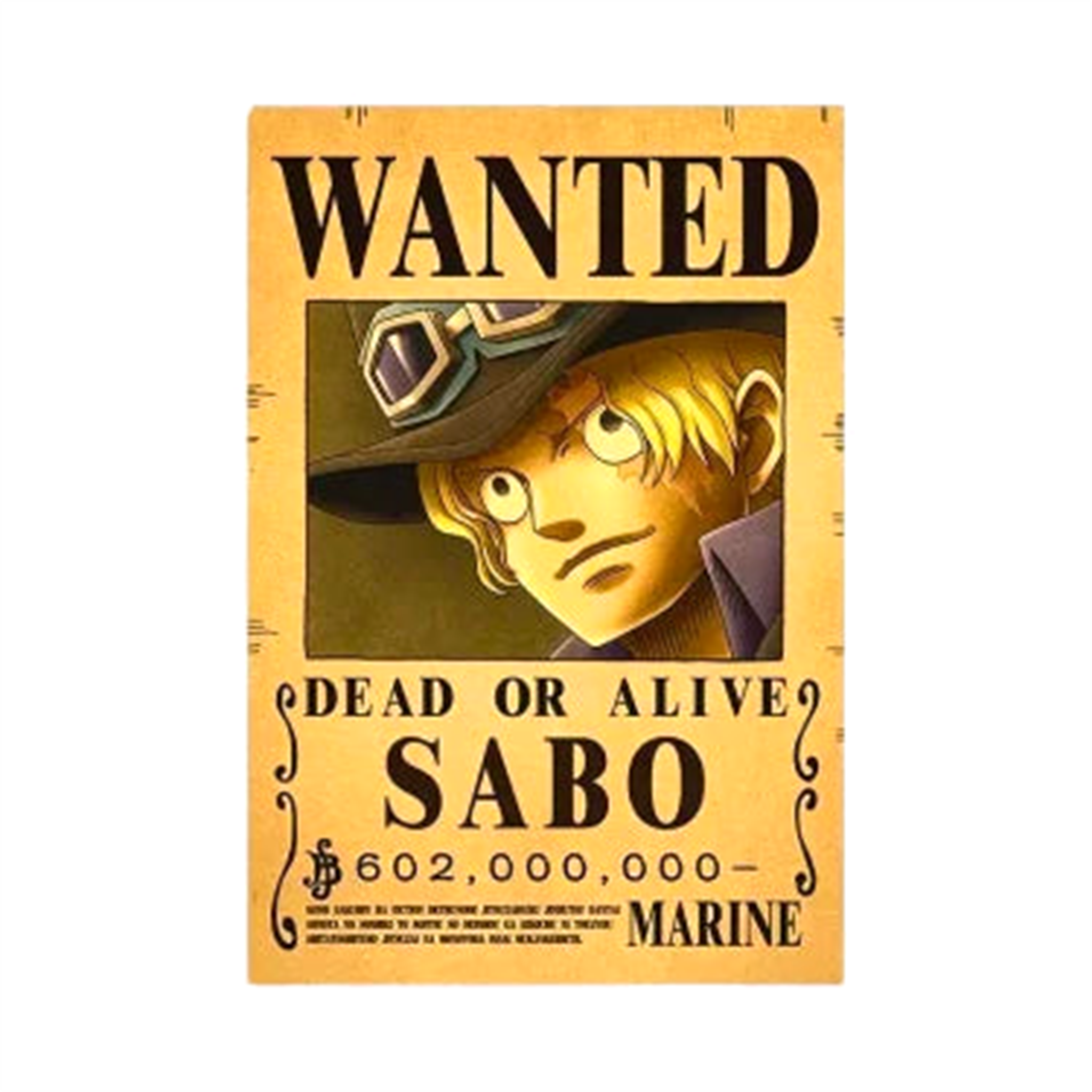 Poster Wanted One Piece - Saiko-Shop