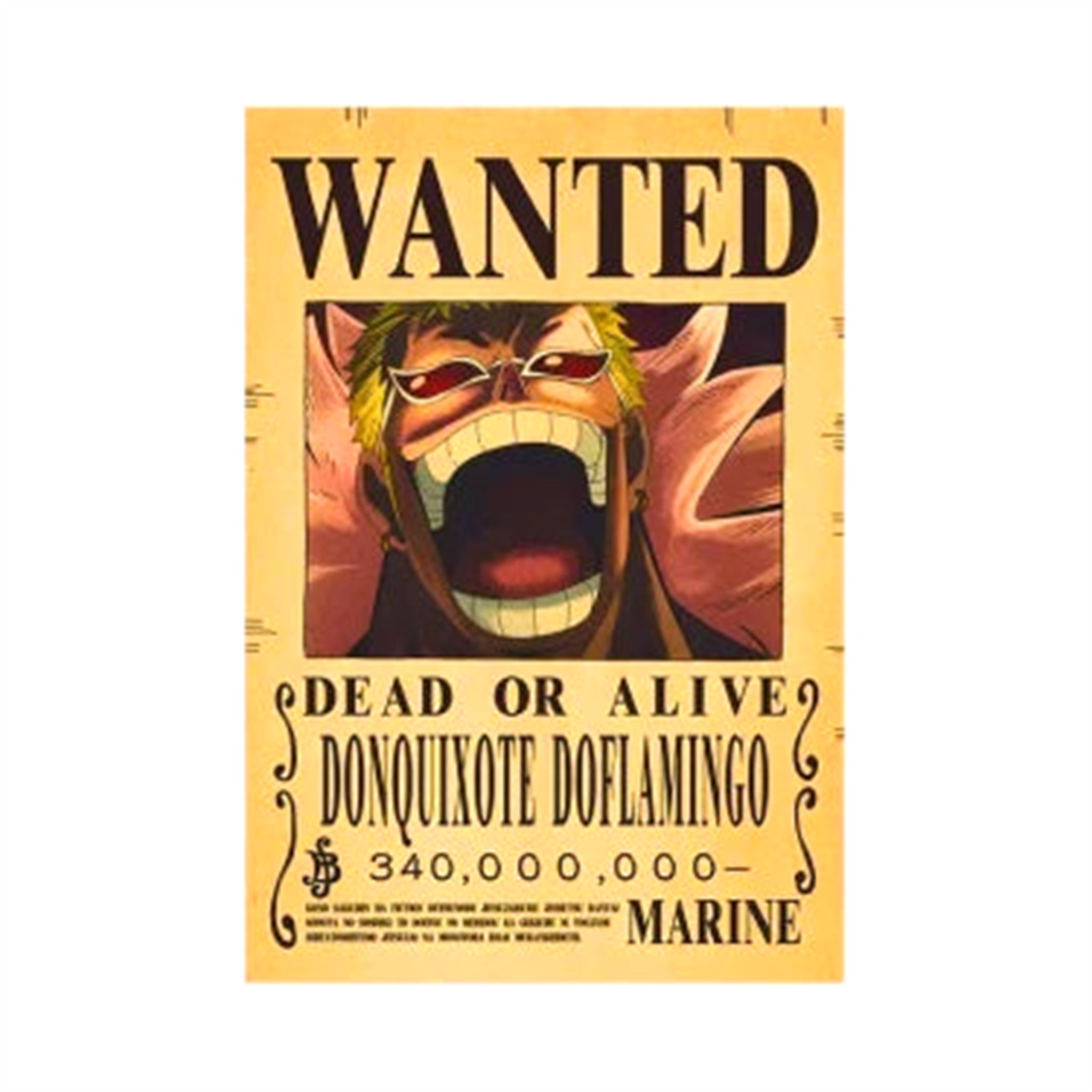 Poster Wanted One Piece - Saiko-Shop