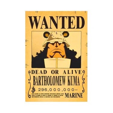Poster " Wanted " | One Piece Saiko-Shop
