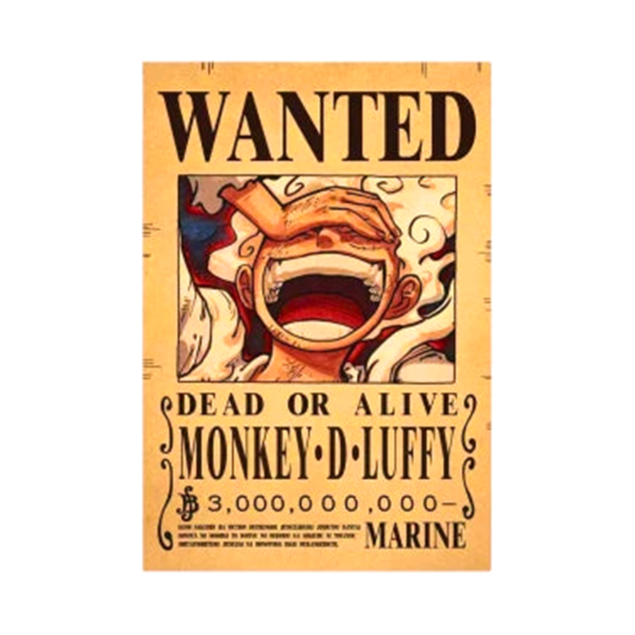 Poster Wanted One Piece - Saiko-Shop