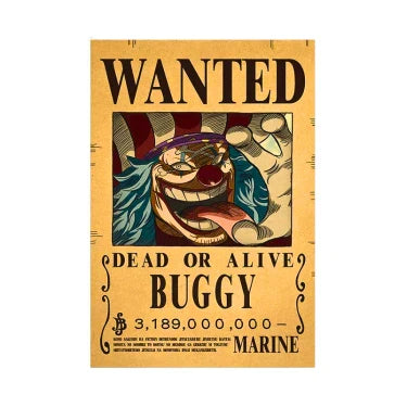 Poster " Wanted " | One Piece Saiko-Shop