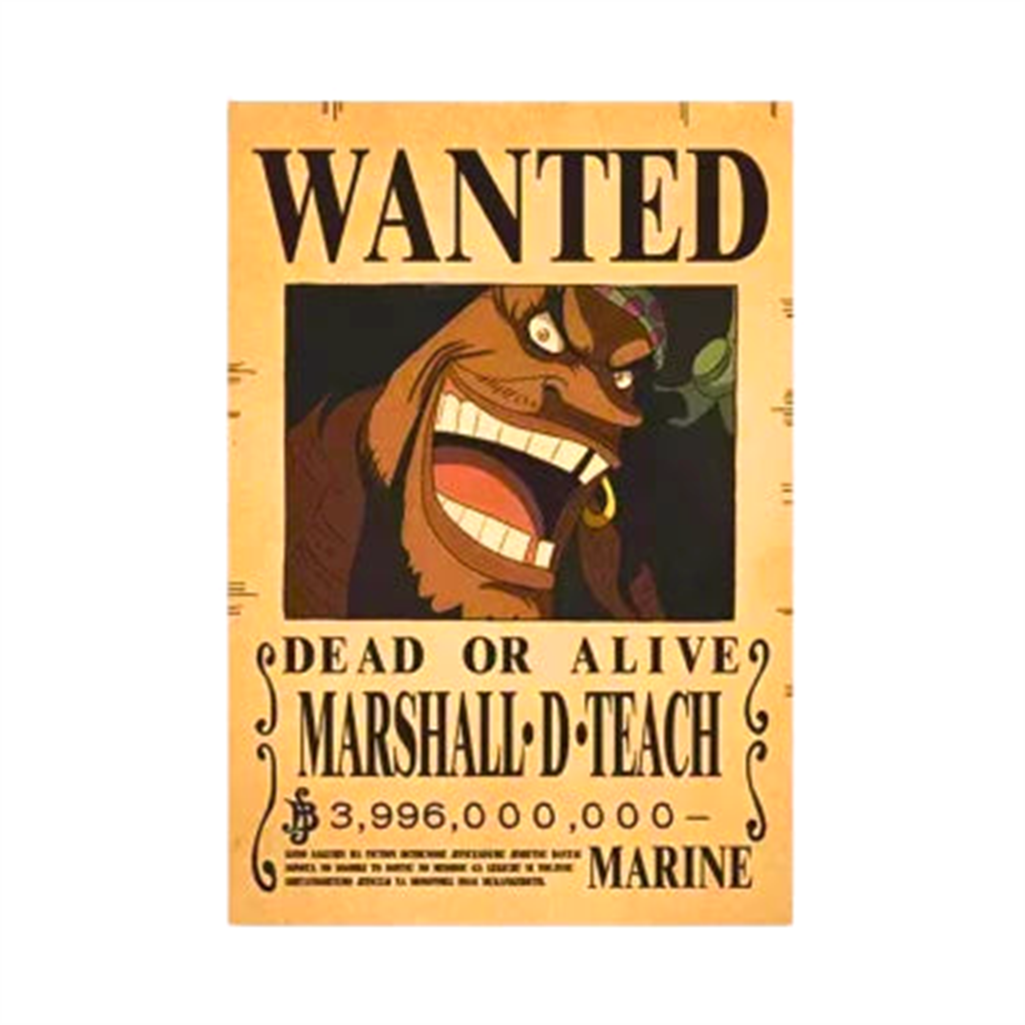 Poster Wanted One Piece - Saiko-Shop