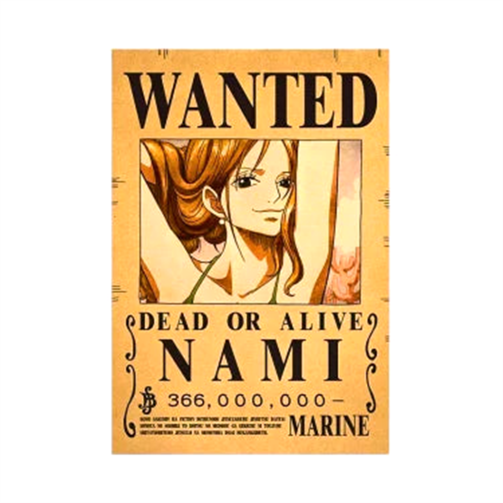 Poster Wanted One Piece - Saiko-Shop