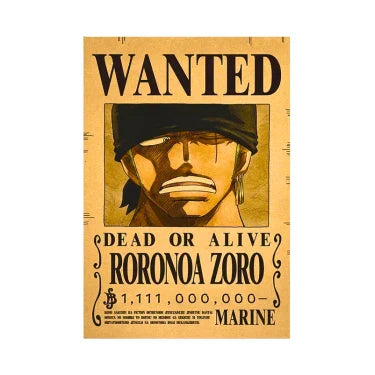 Poster " Wanted " | One Piece Saiko-Shop