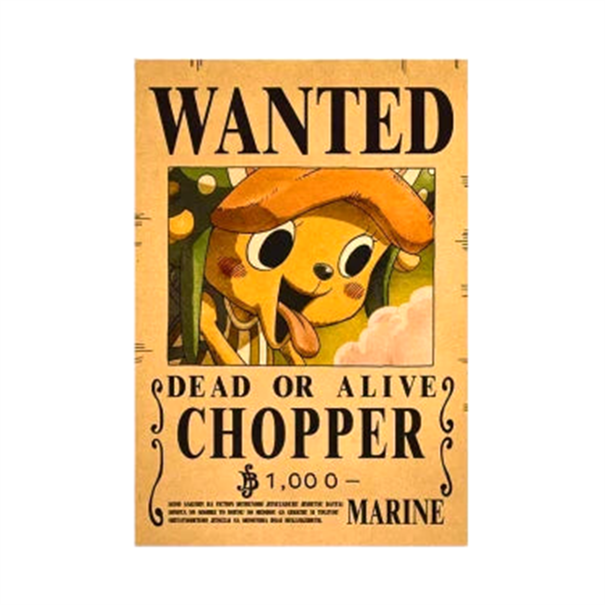 Poster Wanted One Piece - Saiko-Shop