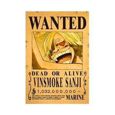 Poster " Wanted " | One Piece Saiko-Shop