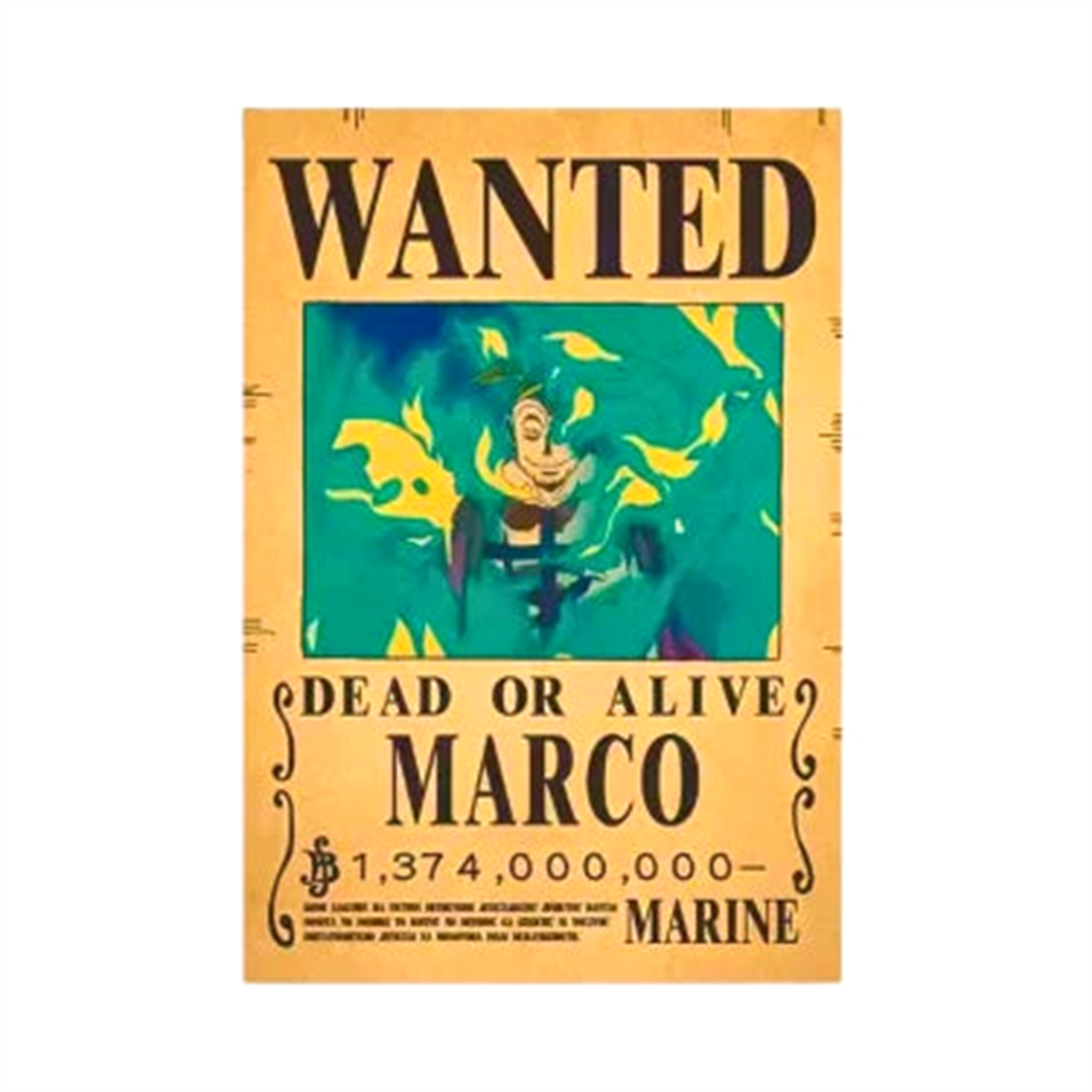 Poster Wanted One Piece - Saiko-Shop