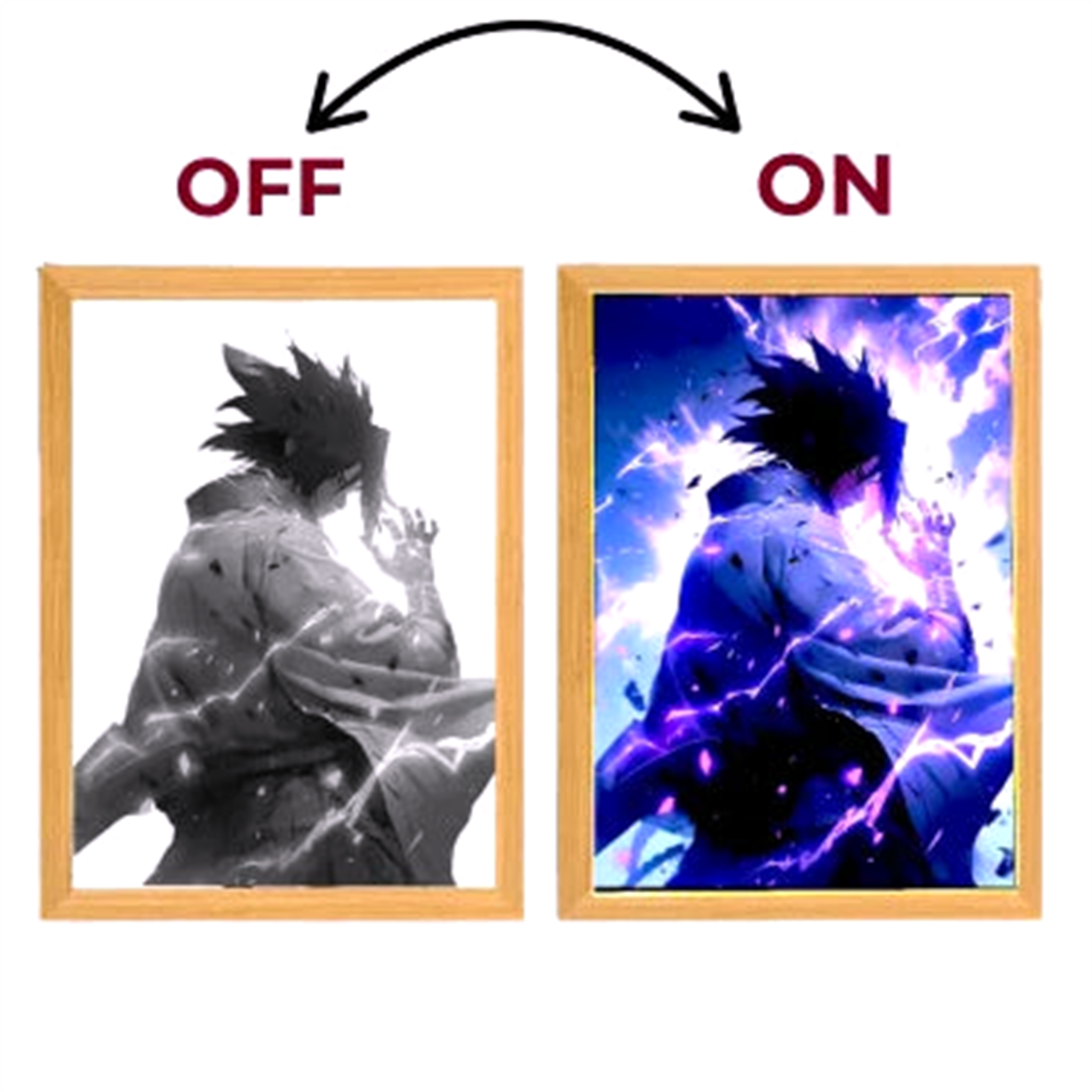 Tableau LED V1 Naruto - Saiko-Shop
