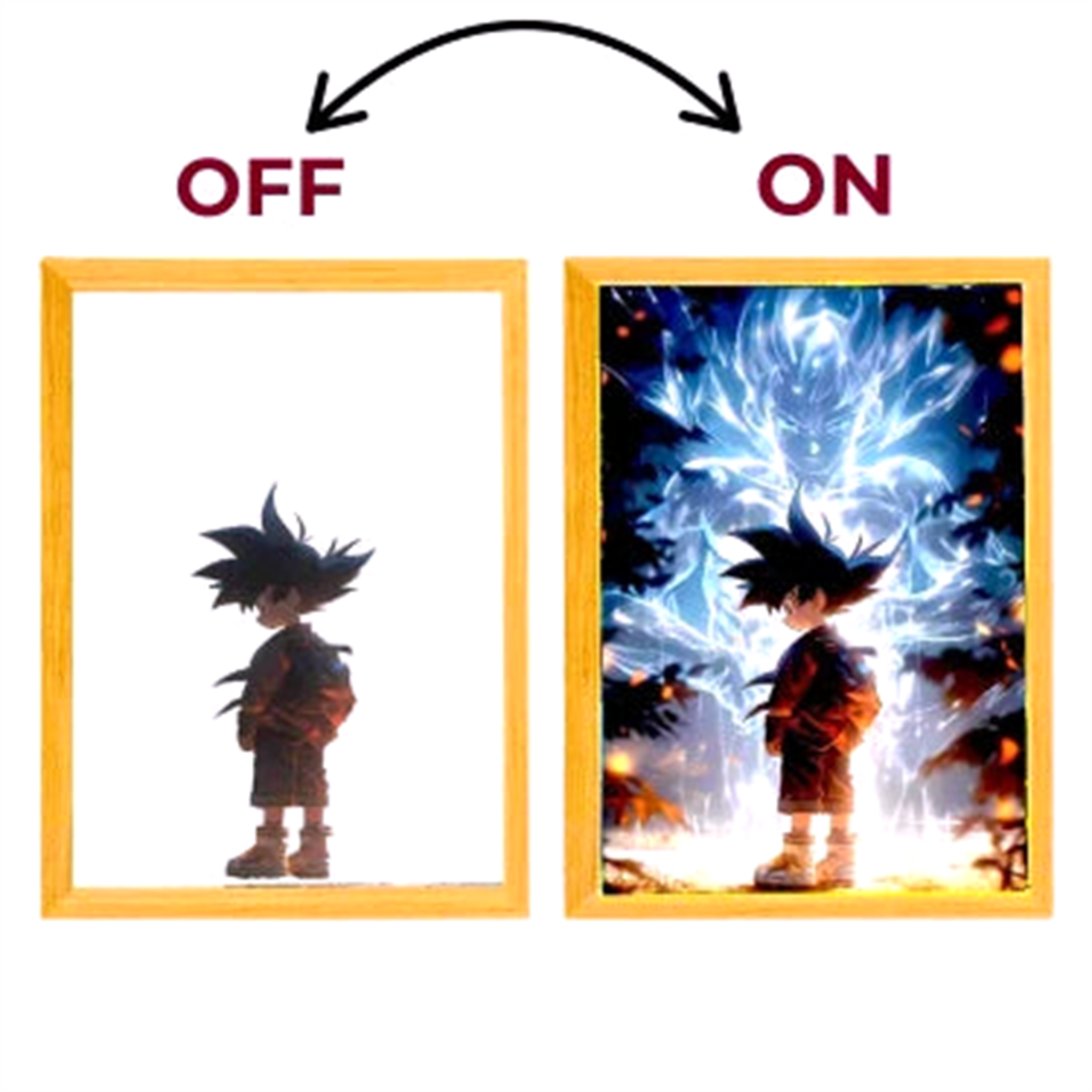Tableau LED V2 Dragon Ball Z - Saiko-Shop
