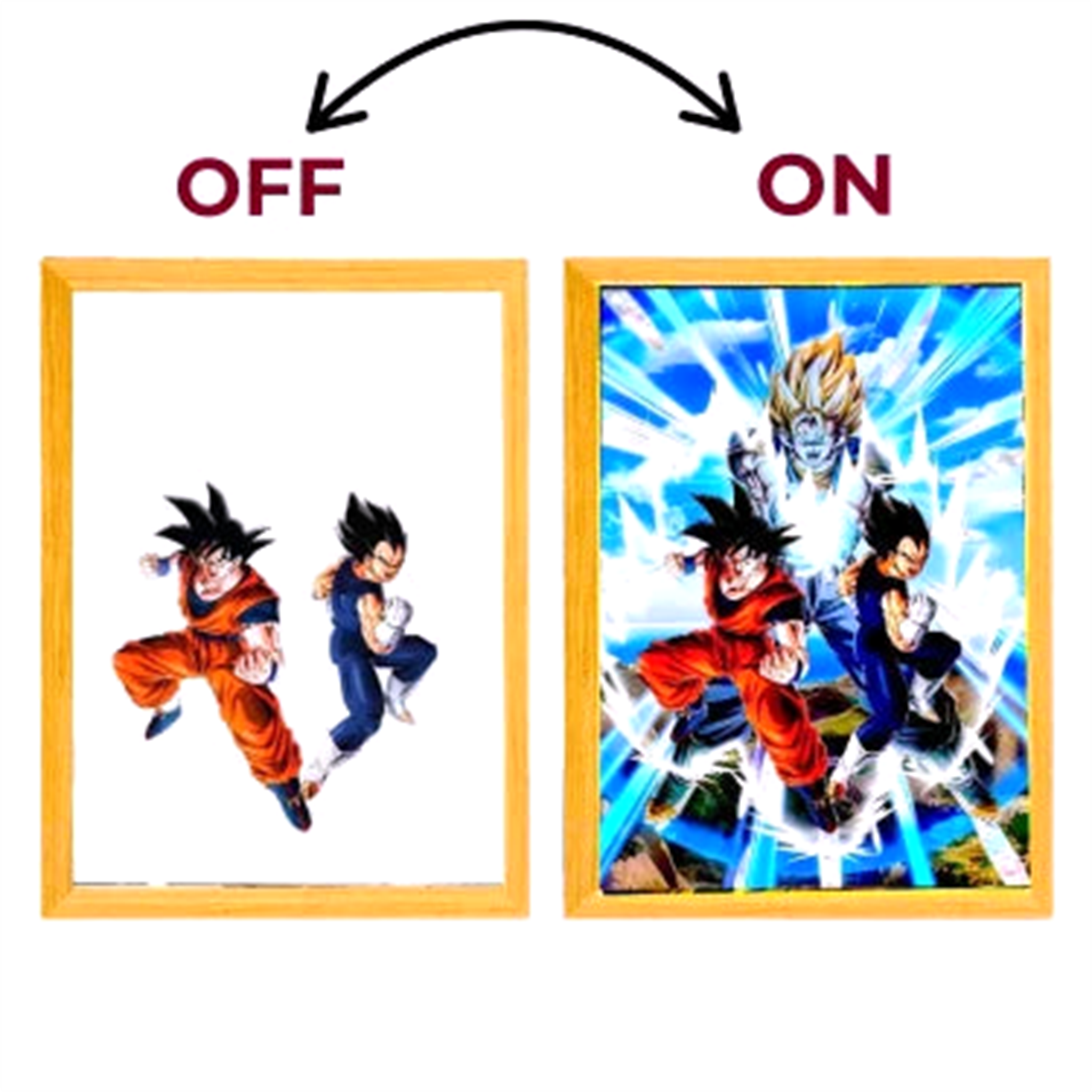 Tableau LED V3 Dragon Ball Z - Saiko-Shop