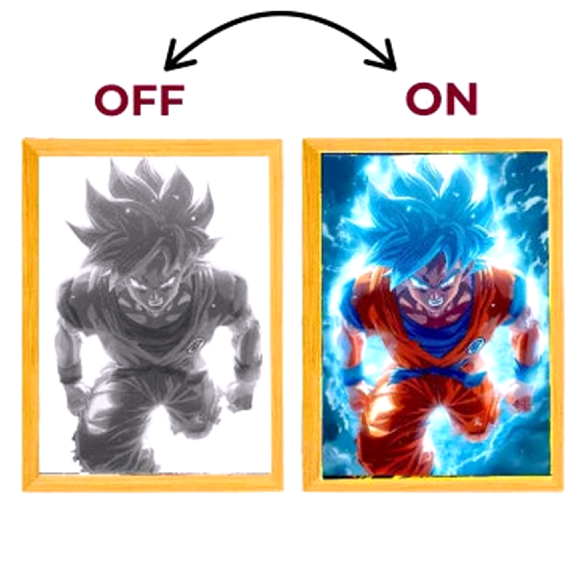 Tableau LED V1 Dragon Ball Z - Saiko-Shop