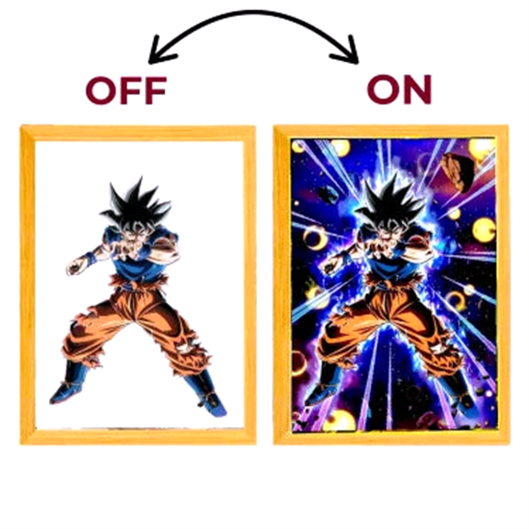 Tableau LED V9 Dragon Ball Z - Saiko-Shop