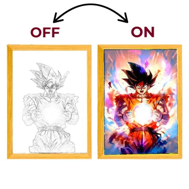 Tableau LED V5 | Dragon Ball Z Saiko-Shop