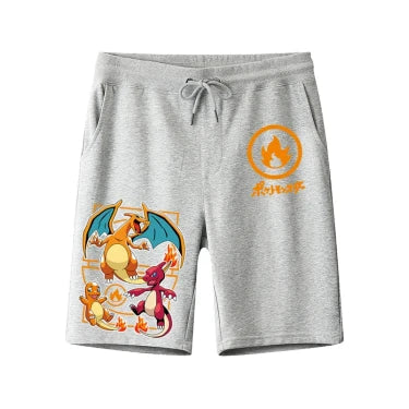 Short Salamèche " Evo Gray " | Pokémon Saiko-Shop