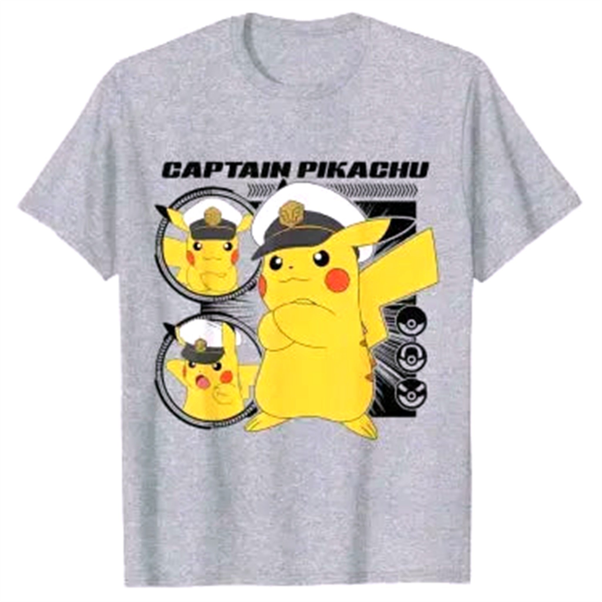 T-Shirt " PikaCaptain " | Pokémon Saiko-Shop