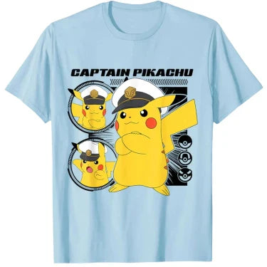 T-Shirt " PikaCaptain " | Pokémon Saiko-Shop