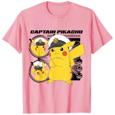 T-Shirt " PikaCaptain " | Pokémon Saiko-Shop