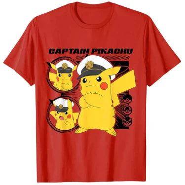 T-Shirt " PikaCaptain " | Pokémon Saiko-Shop