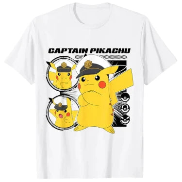 T-Shirt " PikaCaptain " | Pokémon Saiko-Shop