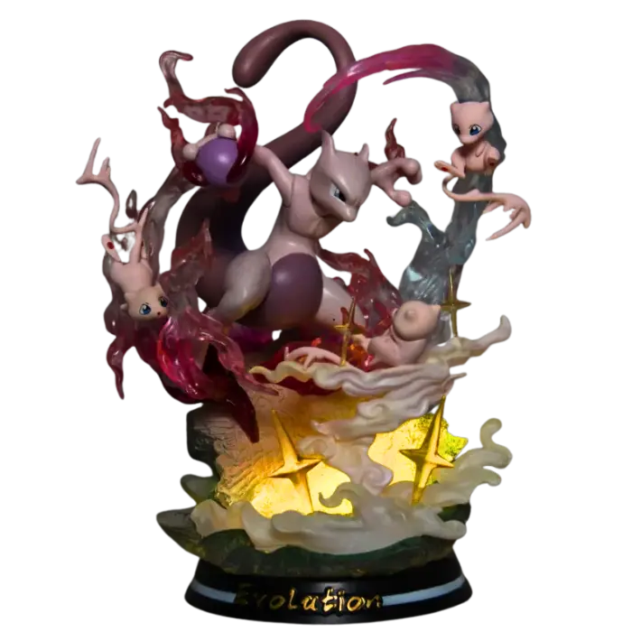 Figurine LED Mewtwo | Pokémon Saiko-Shop