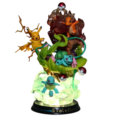 Figurine LED " Starter " | Pokémon Saiko-Shop