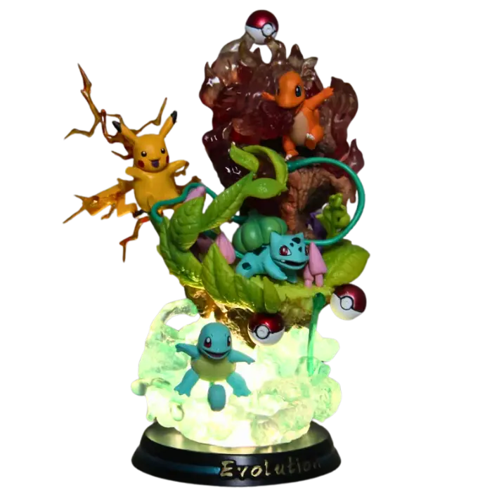 Figurine LED " Starter " | Pokémon Saiko-Shop