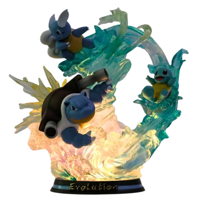 Figurine LED Tortank | Pokémon Saiko-Shop