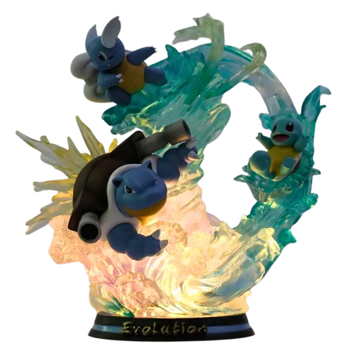 Figurine LED Tortank | Pokémon Saiko-Shop