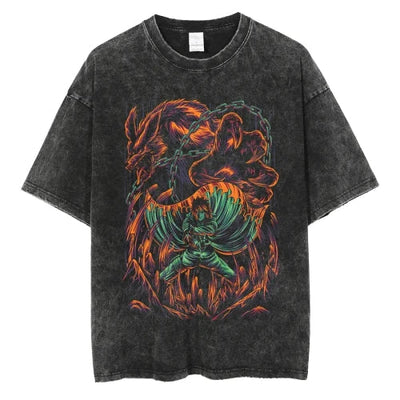 T-shirt Shinobi V14 " Oversize " | Naruto Saiko-Shop