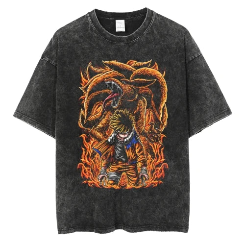 T-shirt Shinobi V14 " Oversize " | Naruto Saiko-Shop