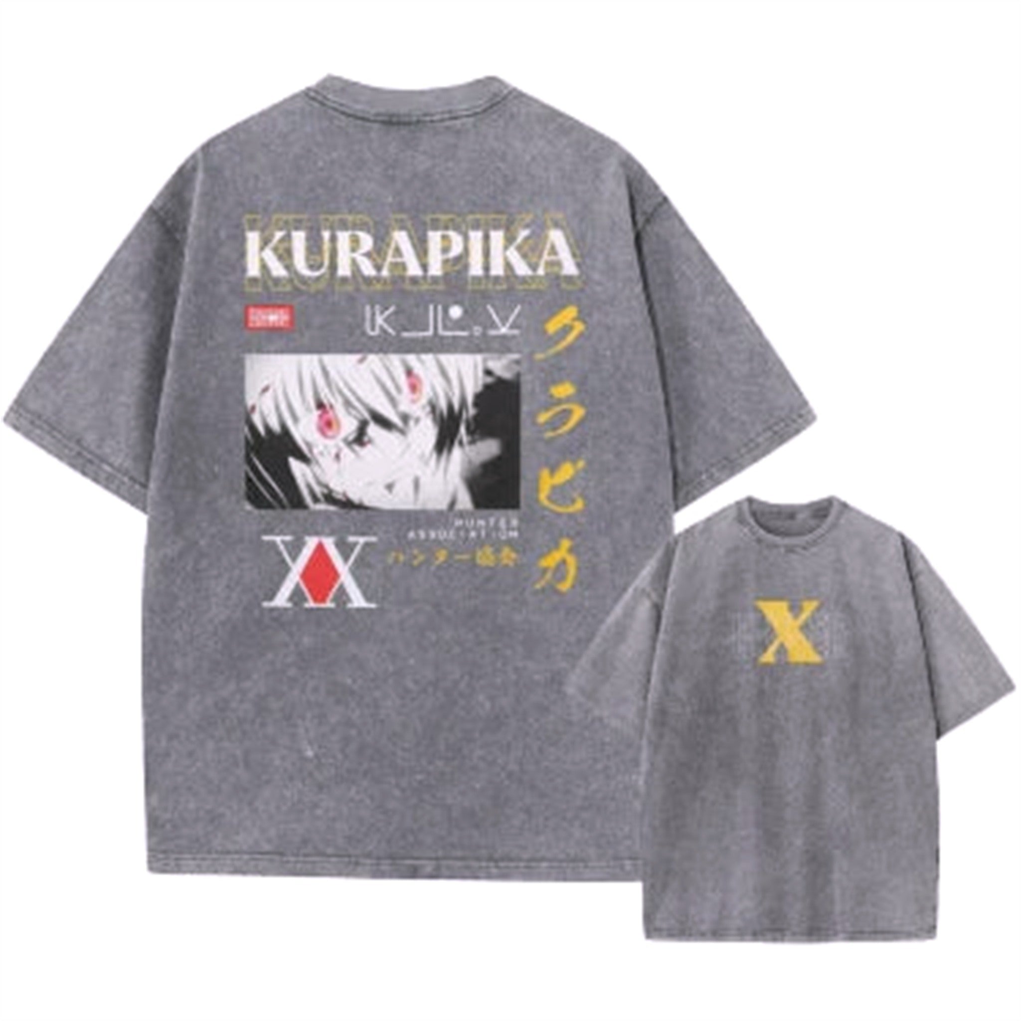 T-Shirt Oversize V11 " HTHT " | Hunter × Hunter Saiko-Shop