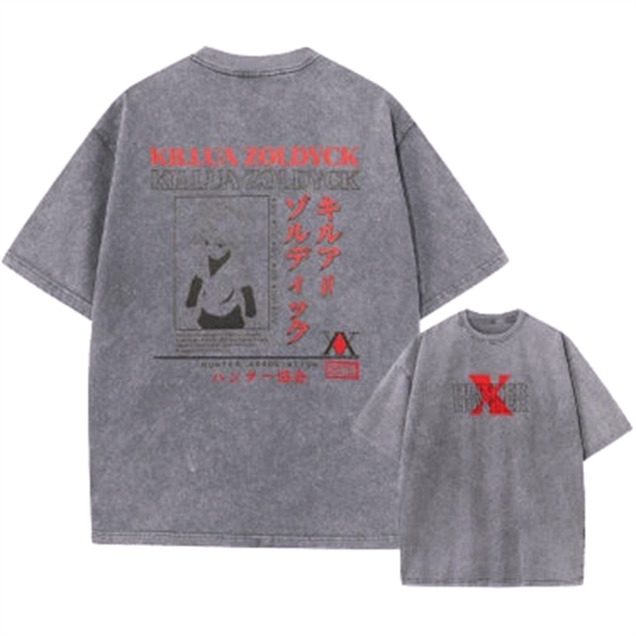 T-Shirt Oversize V11 " HTHT " | Hunter × Hunter Saiko-Shop