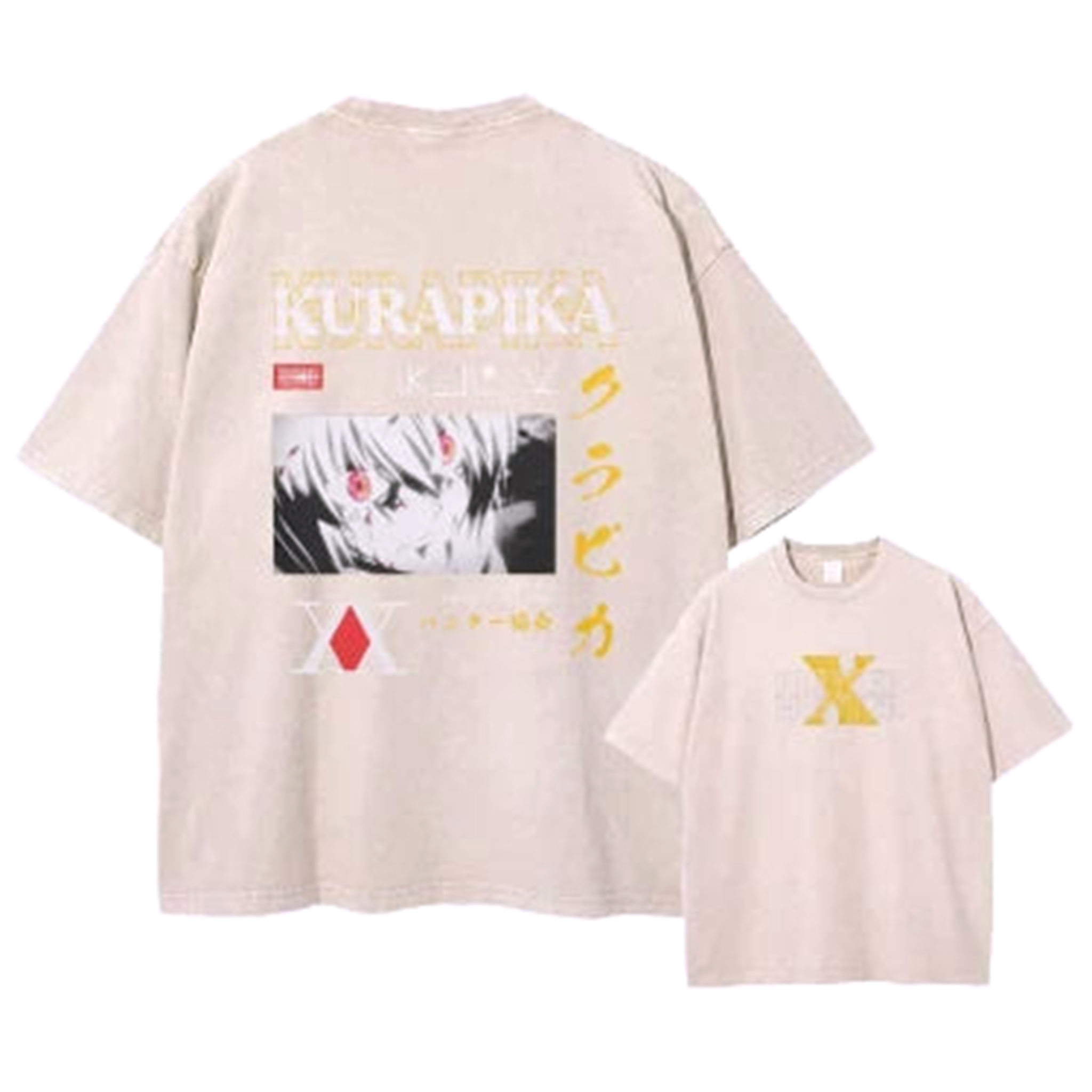 T-Shirt Oversize V11 " HTHT " | Hunter × Hunter Saiko-Shop